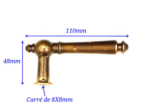 8x8mm old door handle - ▨,