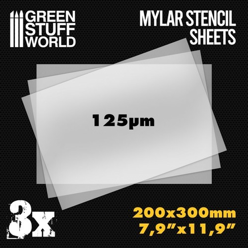 Feuilles pochoir mylar - pochoir,
