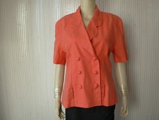 ETAM Petite veste Femme Vintage T40 Saumon