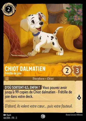 Carte lorcana tcg chapitre - carte,