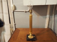 Pied de lampe Bronze perlé