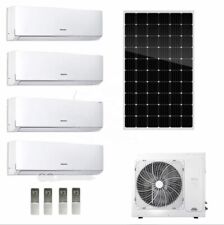 24000BTU Solar Inverter Multi 12k Zones Split Air Conditioner & Heater - 2 Zones