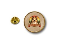 Pins pin's badge rond  chien