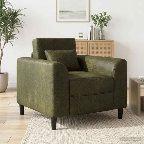 Fauteuil simili daim moderne - simili,