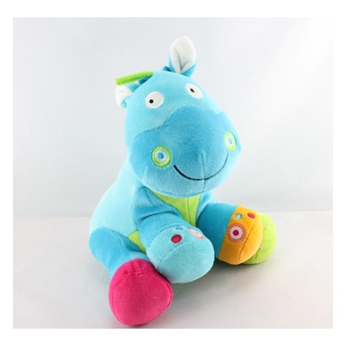 Doudou cheval poney bleu - , qui