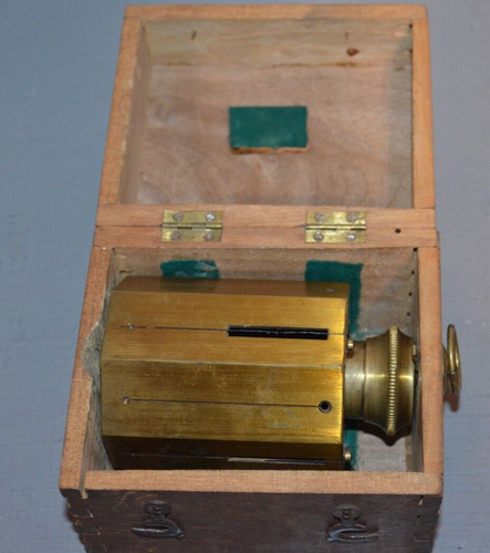 Antique brass surveyor square - antique,