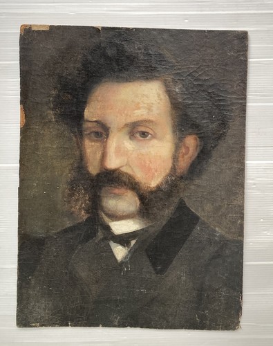 Portrait homme barbe à - À,