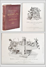 CATALOGUE MACHINES à TRAVAILLER le BOIS - GUILLIET & Fils AUXERRE (YONNE) - 1906