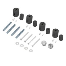 Fixation pour radiateurs design de salle de bain support mural métal anthracite