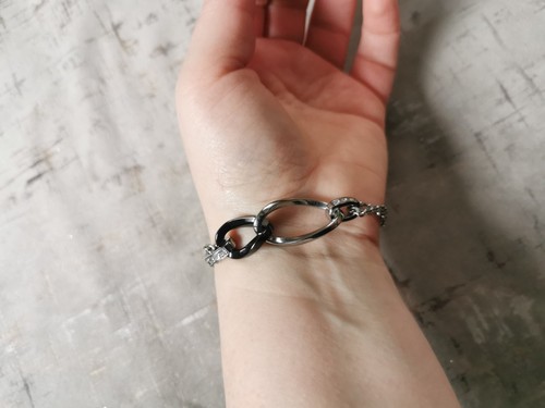 Bracelet chaîne strass - bracelet,