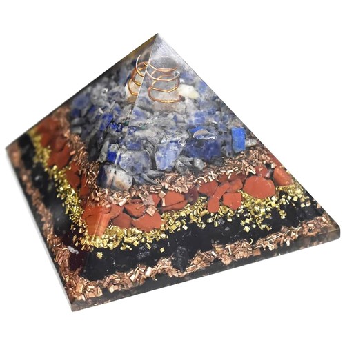 Pyramide jaspe rouge - jaspe,