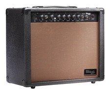Amplificateur Acoustique Pour Guitare 40 W RMS, Reverb À Ressort, De Stagg