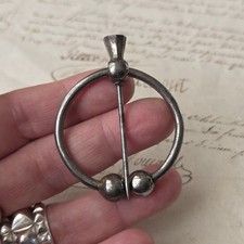 Fibule Ancienne XIXè en Acier