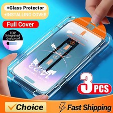 iPhone Screen Protector Tempered Glass Anti-Scratch Anti-Shatter for iPhone 6–15