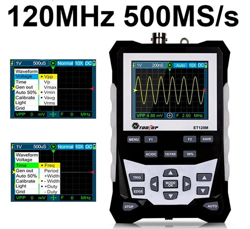 Oscilloscope numérique et120m - oscilloscope,