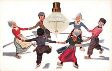 CPA PUBLICITE PHILIPS PROJECTOR LUMINAIRES