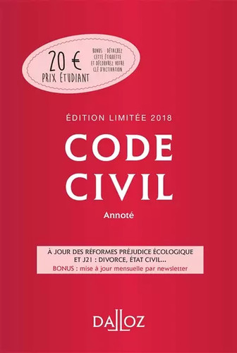 Code civil 2018 annoté