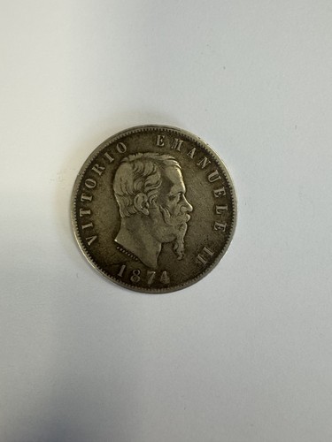 Pièce argent lires - argent, 5