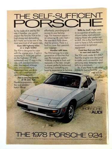 1978 porsche 924 print - 924,
