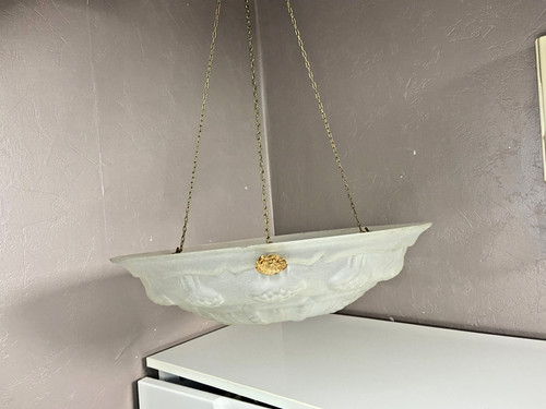 Ancien lustre vasque - lustre,