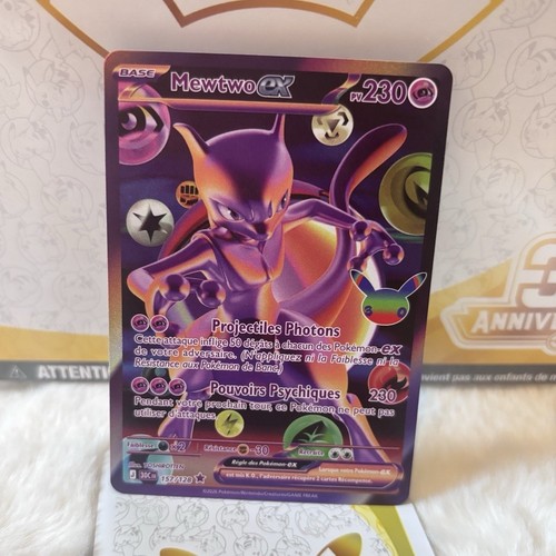 Pokémon carte mewtwo - carte, ex