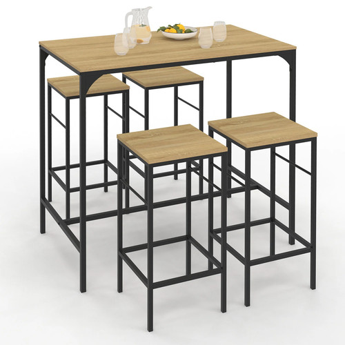 Ensemble table haute bar - table,