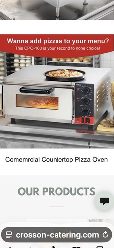 Crosson inch pizza oven - 16,