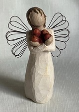 Demdaco Willow Tree “Good Health” Figurine Angel Holding Armful of Fruit (2003)