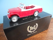 RARE 1:18 B.O.S. BEST OF SHOW 1953 WILLYS JEEPSTER COMMANDO W/ ORIG BOX