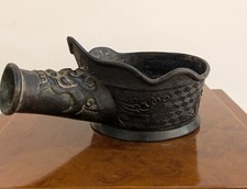 Iron for silk bronze, China, 19th century.