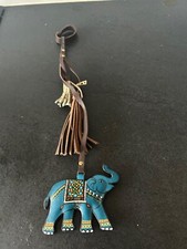 POMPON CUIR Elephant  FANTAISIE VINTAGE, accessoire mode vintage pour sac à main