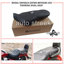 Genuine Royal Enfield Super Meteor 650 DELUXE TOURING DUAL SEAT, NOIR