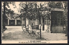 CPA Sidi-Bel-Abbès, Un coin du Cercle des Officiers et la Veranda 