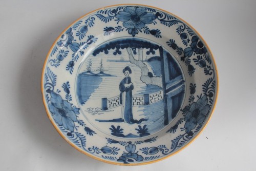 Assiette faïence delft - assiette,