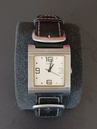 Montre guess cuir - noir, –
