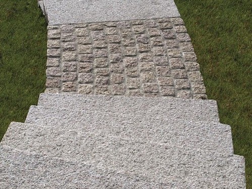 Pave rue granit cube terrasse - granit,