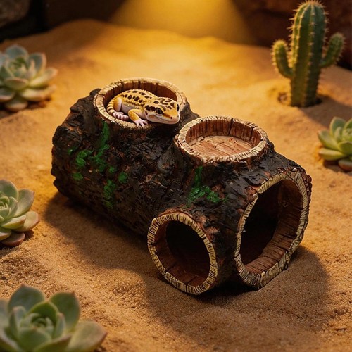 Cachette pour reptiles - ,, bûche