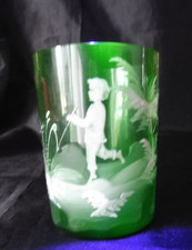 Superbe verre gobelet  a cotes