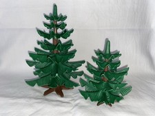 Playmobil 2 Sapins 16 Et 10 Cm