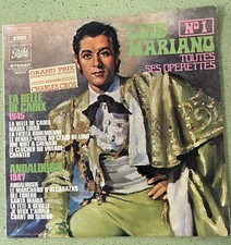 Luis Mariano opérette Belle de Cadix Andalousie Disque 33 tours Vinyle languette