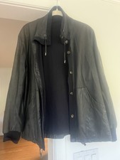 Women’s Loro Piana Bomber Airy Plonge Calfskin Leather Jacket 42
