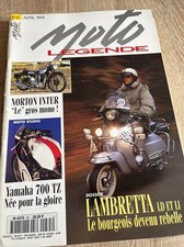 MOTO LEGENDE  35 NORTON 350 Inter YAMAHA 700 TZ LAMBRETTA 125 Li INDIAN FN M70