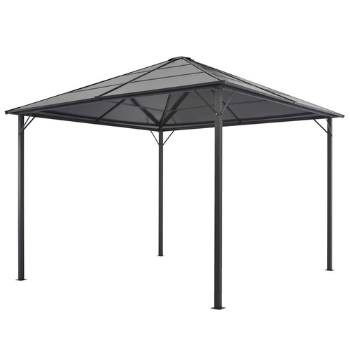 Tonnelle avec toit anthracite - avec,