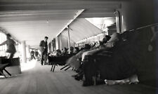 INDIES INDONESIA c. 1910 - large negative 15x9 - liner bridge deckchairs - NI 46