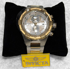 INVICTA 28120 Men's 50.5mm AVIATOR 2-Tone Stainless Steel Case Chronograph Watch