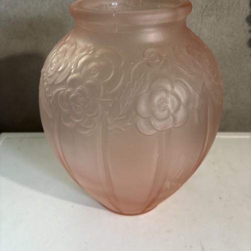Grand vase rose art - , en