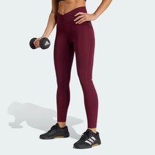 Leggings 7/8 X-Over Maroon