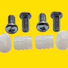 102267 x 4 (105163 x 4) IKEA Malm Hemnes Bed Slat Support Plastic Sleeve + Screw