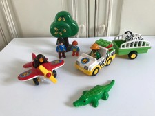 2 ⚜️ Lot Playmobil 123 Véhicule, Avion