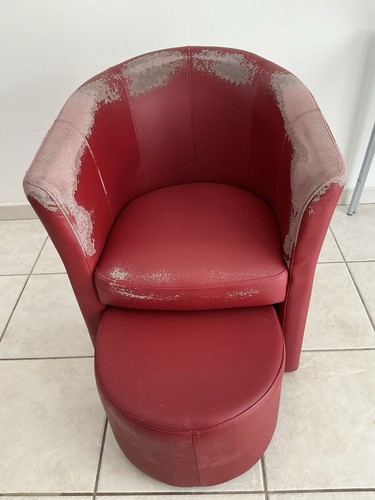 Fauteuils crapaud similicuir - 2,